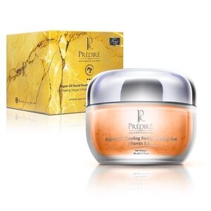 Prédiré Argan Oil Cooling Facial Peeling Gel - Silver and Orange